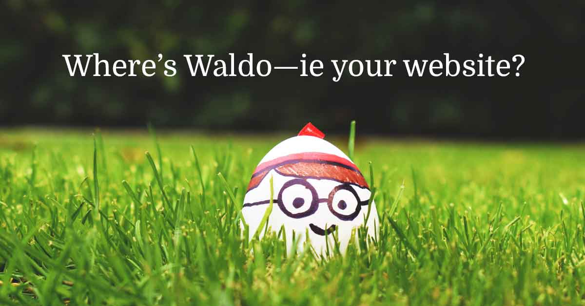 Search Optimization is the New Where's Waldo